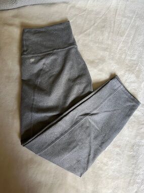 Fabletics Gray Powerhold High-Waisted Leggings